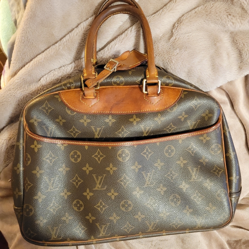 Louis Vuitton Monogram Satchel - Brown and Tan